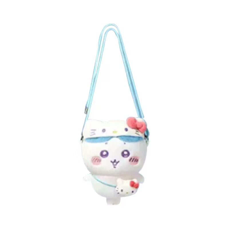 MINISO Chiikawa × Sanrio Characters Plush Crossbody Bag