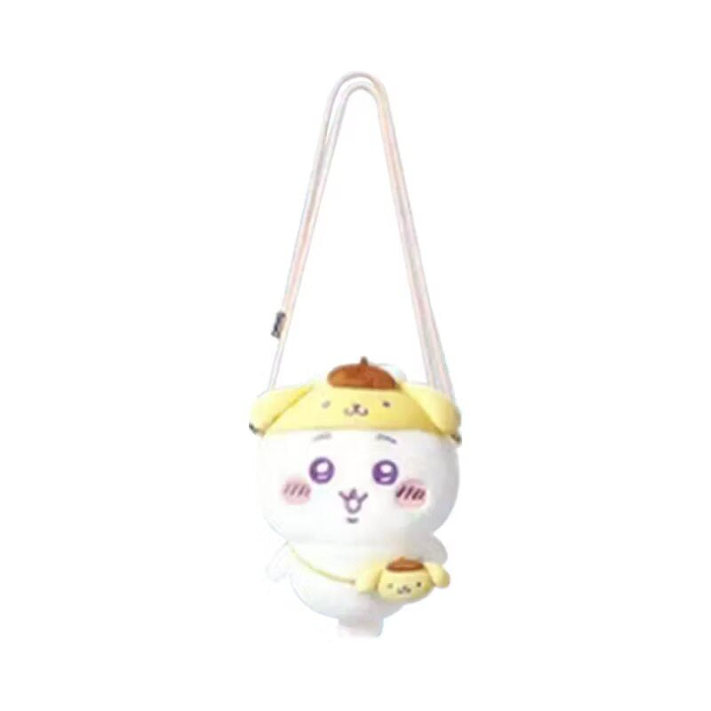 MINISO Chiikawa × Sanrio Characters Plush Crossbody Bag