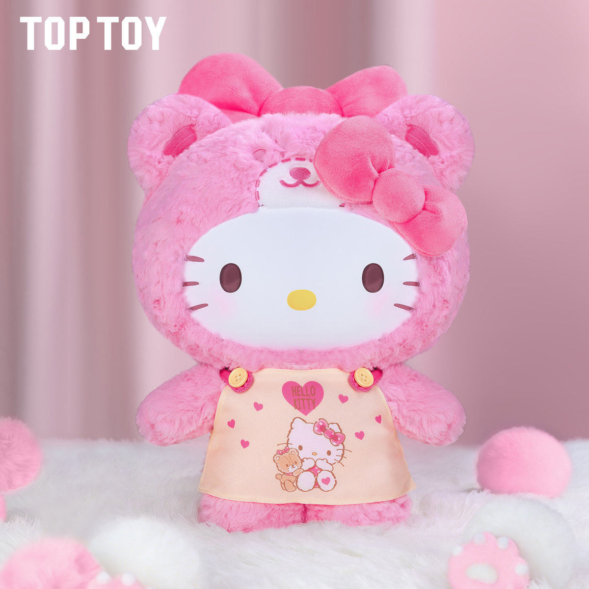 Hello Kitty Peach & Caramel Pajamas Series 400% Plush Gift Figure 15inch