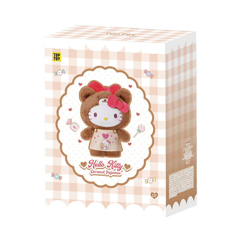 Hello Kitty Peach & Caramel Pajamas Series 400% Plush Gift Figure 15inch