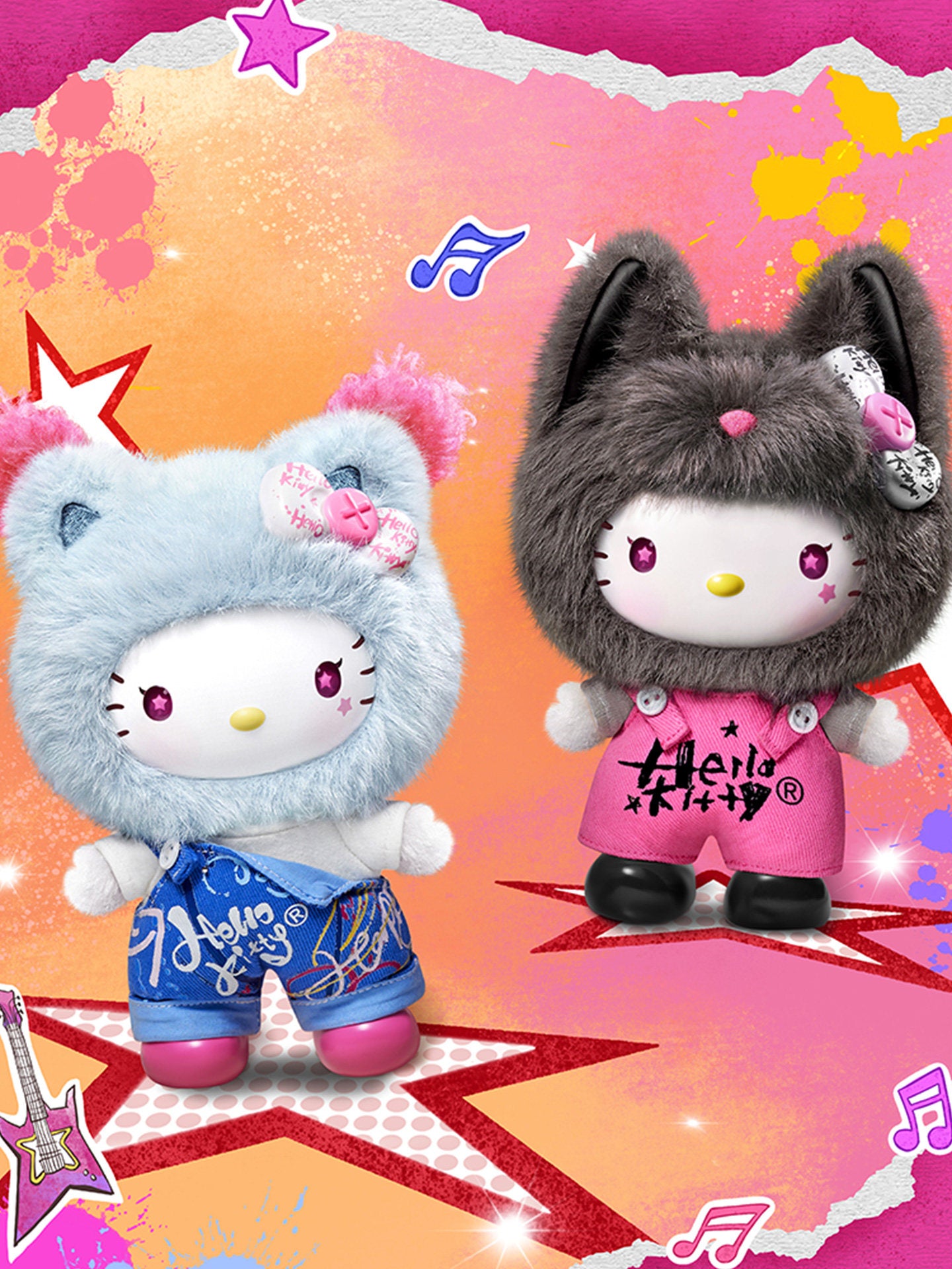 MINISO Hello Kitty Graffiti Series Vinyl Plush Blind Box