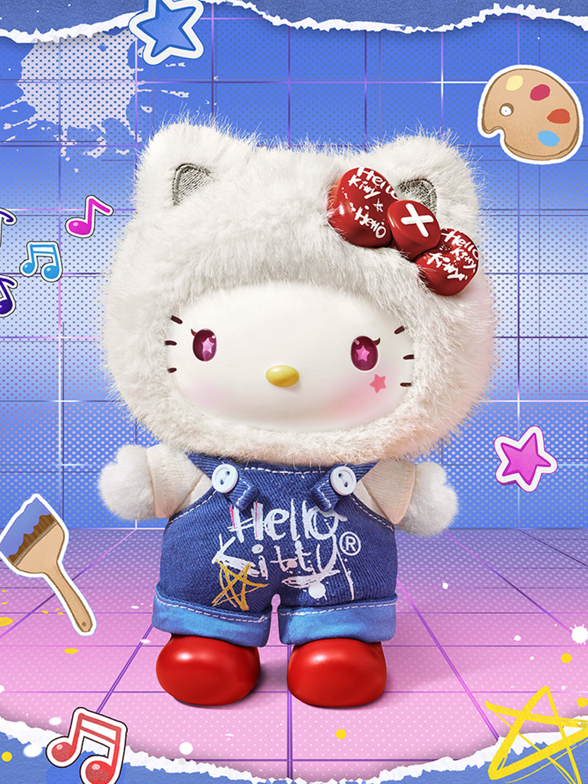 MINISO Hello Kitty Graffiti Series Vinyl Plush Blind Box