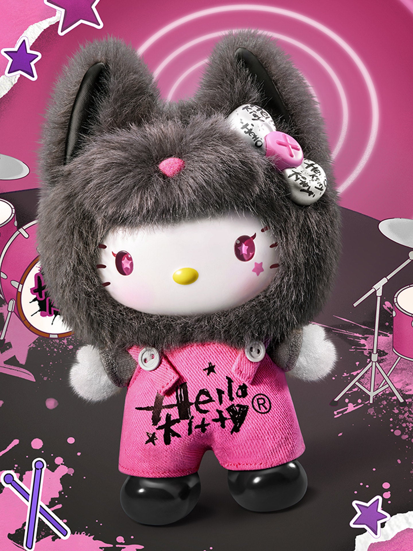 MINISO Hello Kitty Graffiti Series Vinyl Plush Blind Box
