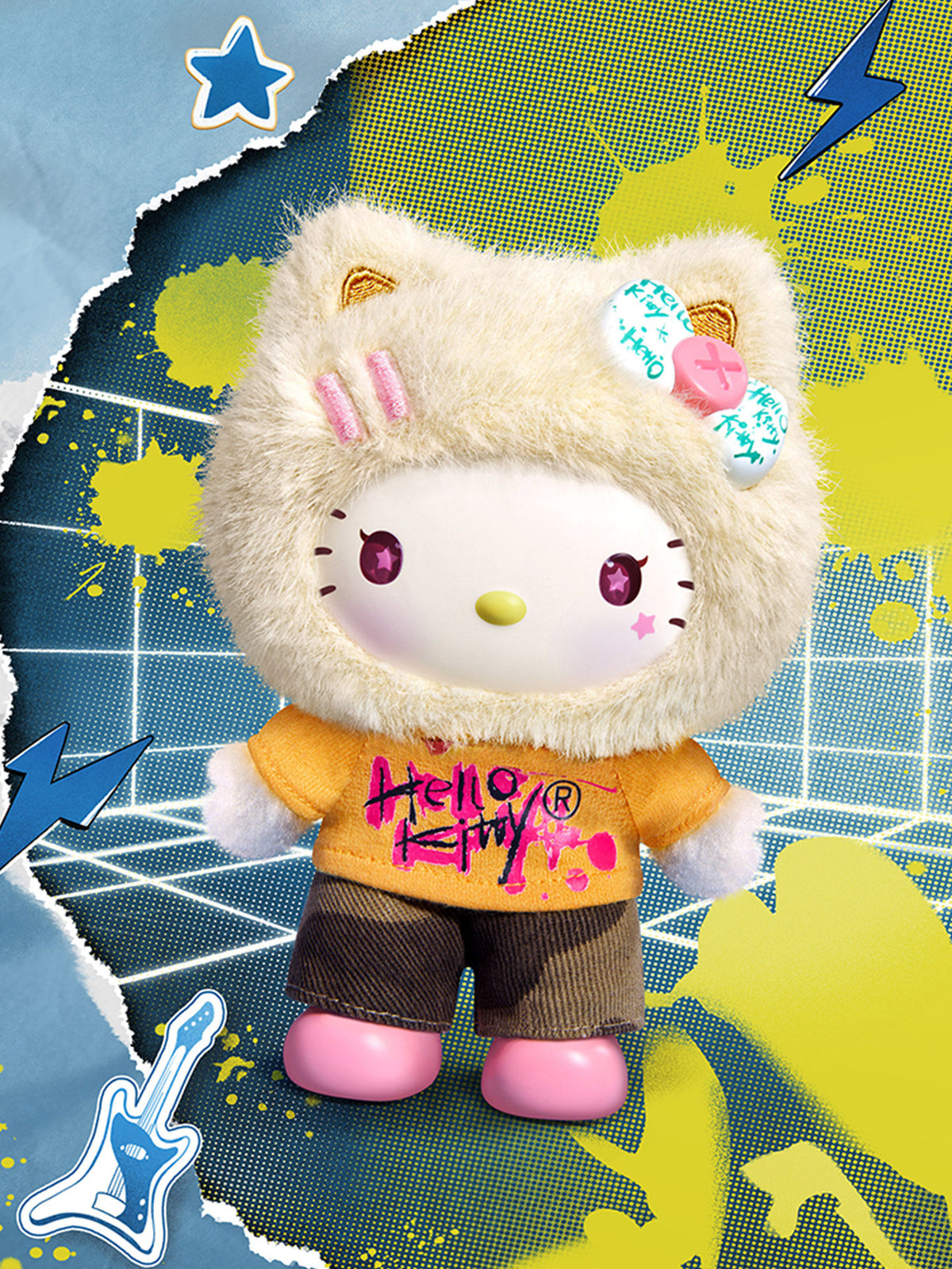 MINISO Hello Kitty Graffiti Series Vinyl Plush Blind Box