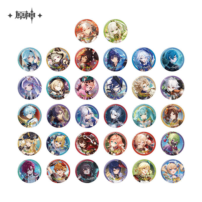Genshin Impact Destined Day Birthday Character Badge – 2025