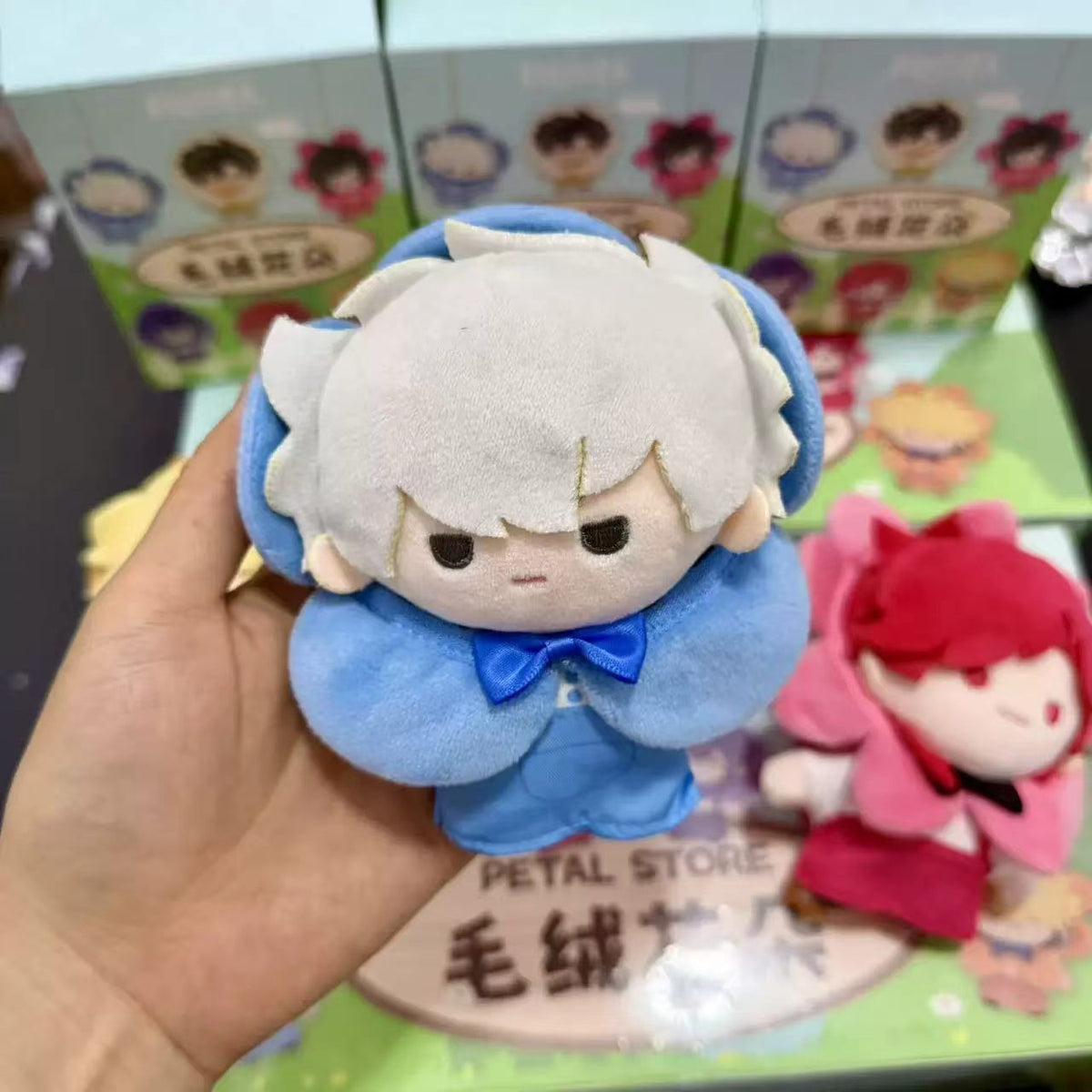 LINK CLICK PETAL STORE Flower Plush Charm Blind Box
