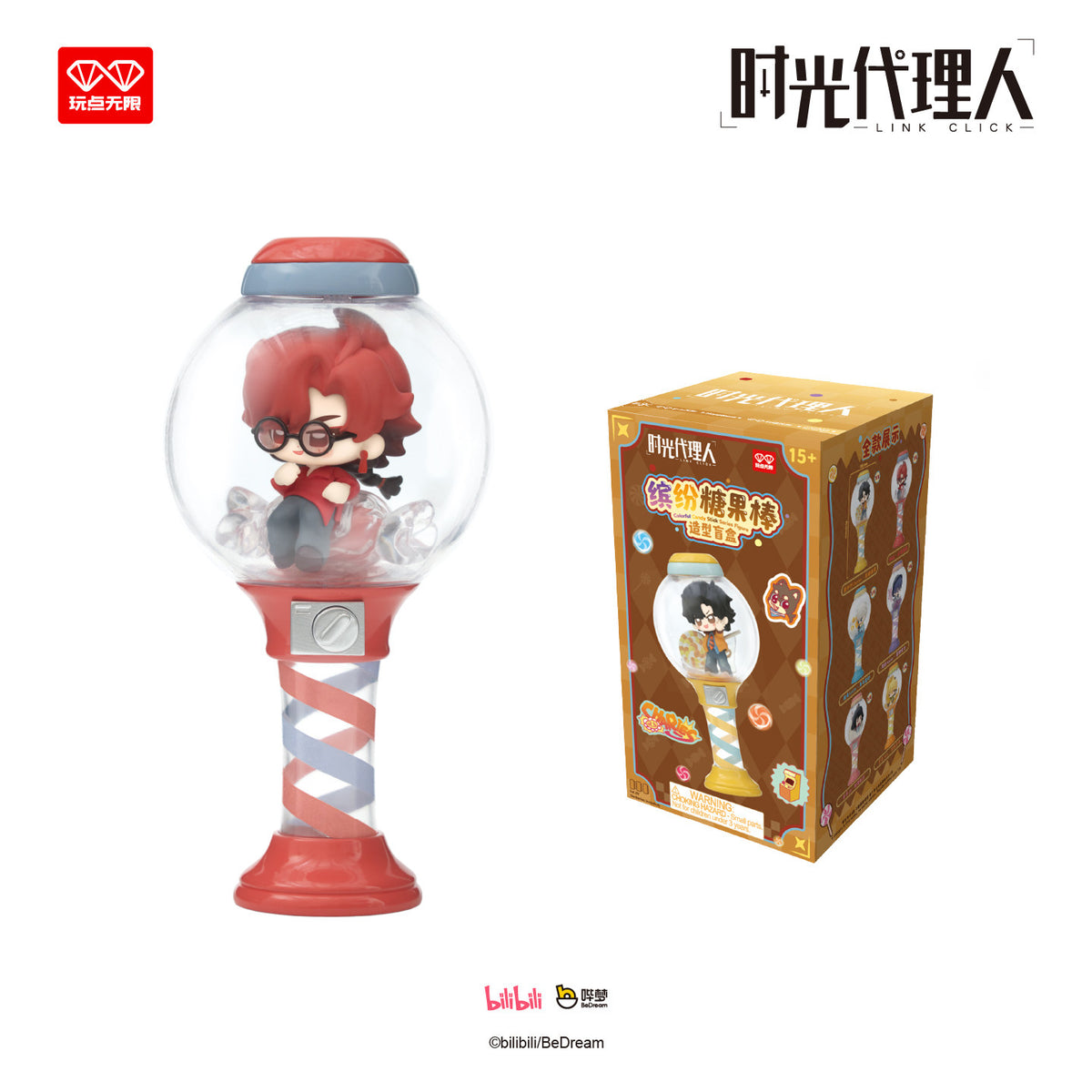 ALL FOR PLAY. LINK CLICK Colorful Candy Series Candy Stick Figure Blind Box