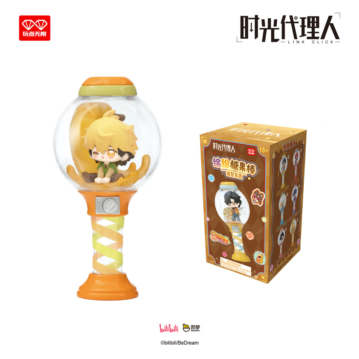 ALL FOR PLAY. LINK CLICK Colorful Candy Series Candy Stick Figure Blind Box