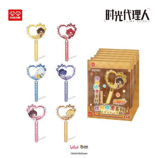 ALL FOR PLAY. LINK CLICK Colorful Candy Series Acrylic Photo Card Holder Wand Blind Box