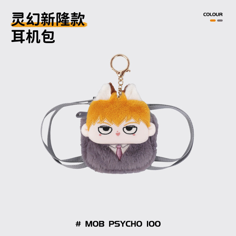 Mob Psycho 100 Arataka Reigen Plush Bag – Backpack / Earbud Pouch