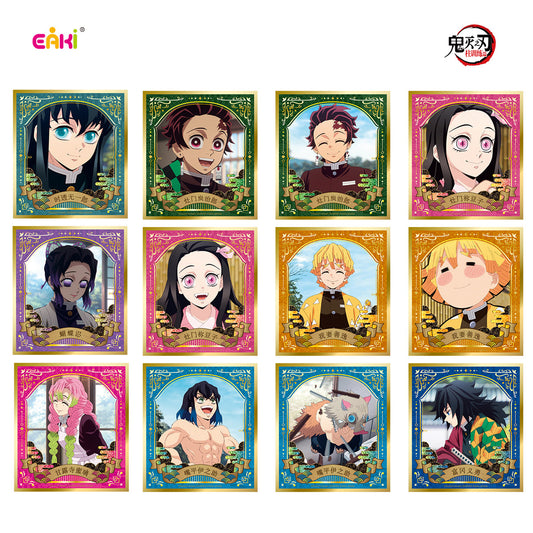 EAKI Demon Slayer: Hashira Training Gold Foil Double Shimmer Colored Paper Blind Box