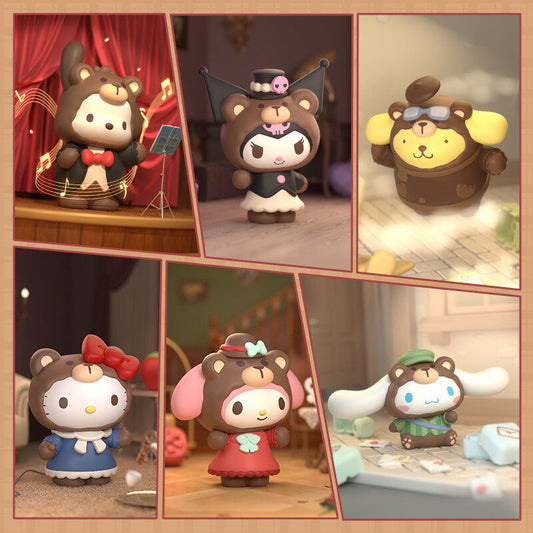 Blokees Sanrio Retro Bear Encounter ART Charm Blind Box