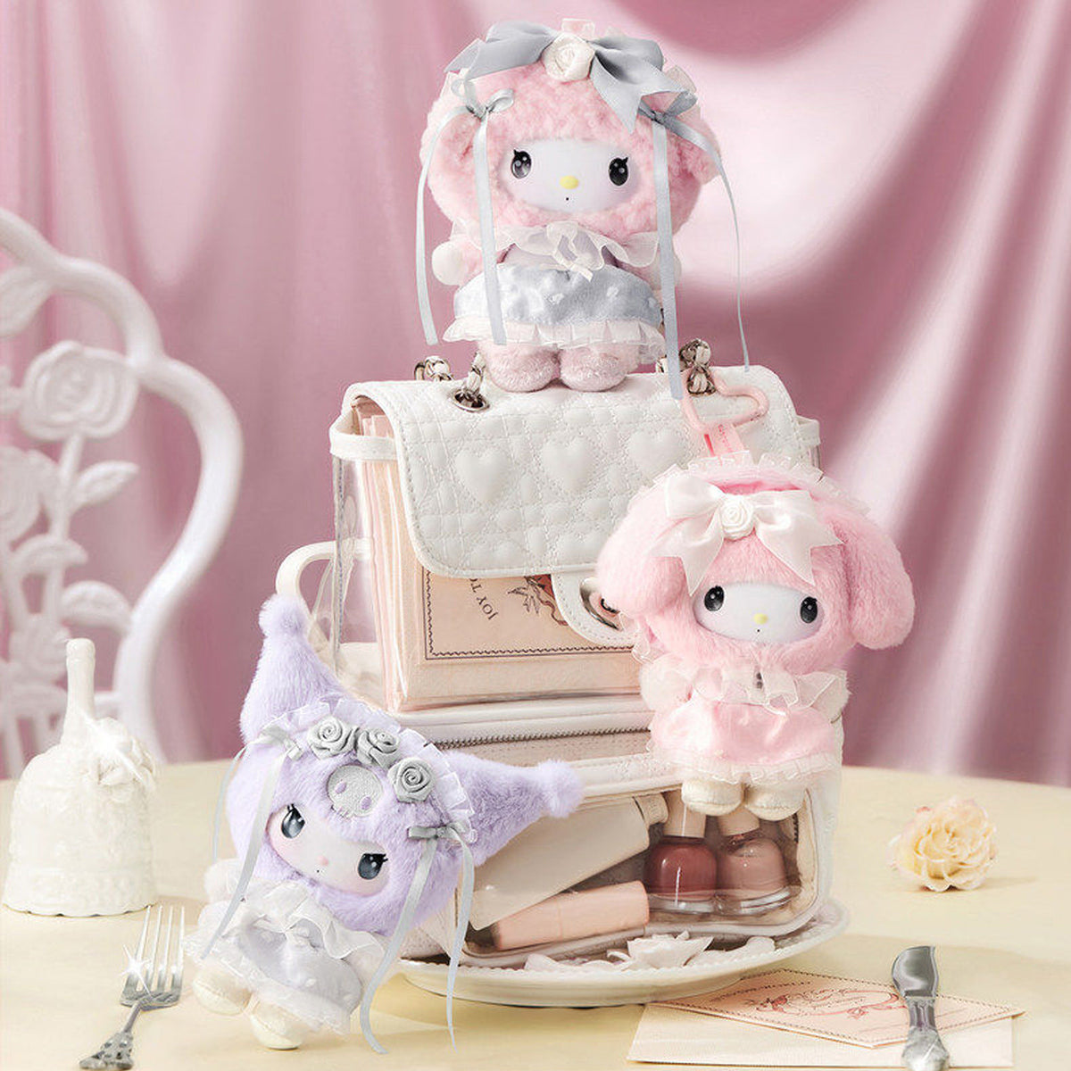 MINISO Sanrio Rose Garden Dreams Vinyl Plush Pendant Blind Box