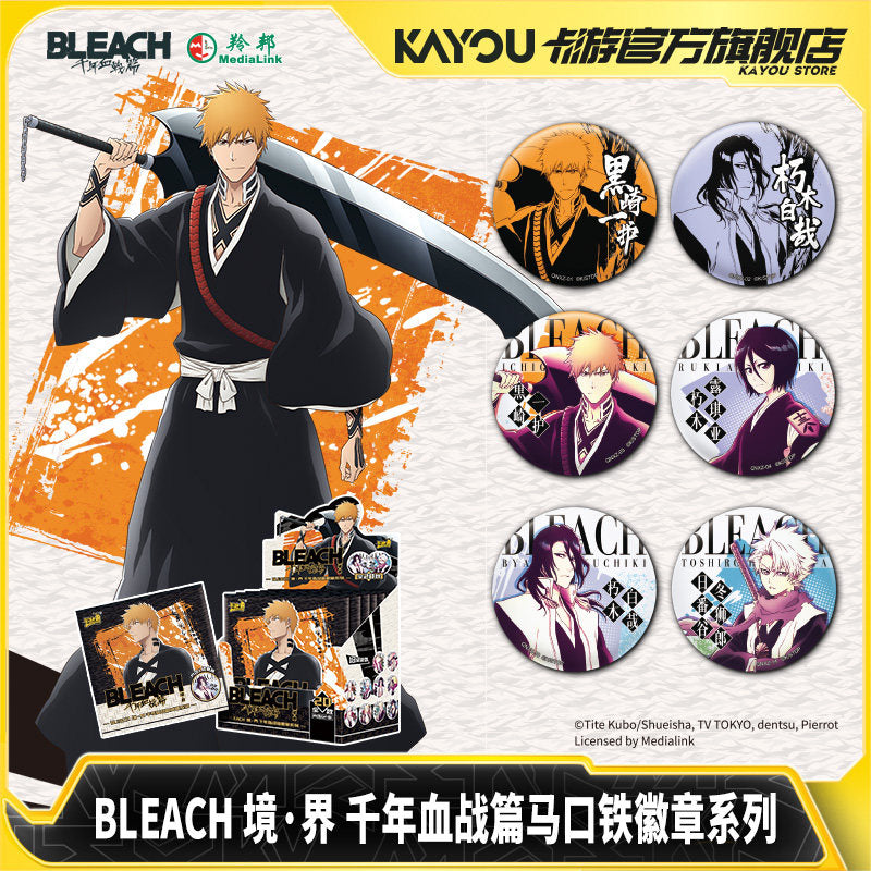 KAYOU BLEACH: Thousand-Year Blood War Tinplate Badge Blind Box