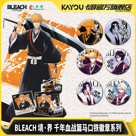 KAYOU BLEACH: Thousand-Year Blood War Tinplate Badge Blind Box