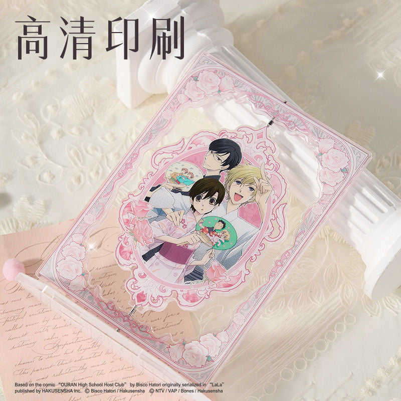 Ouran High School Host Club Floral Window Rotating Acrylic Stand