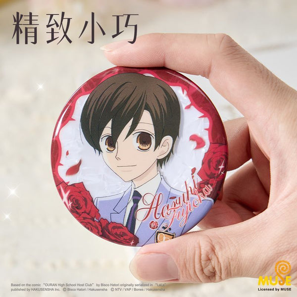 Ouran High School Host Club Haruhi & Tamaki Badge Set — 2 Pieces