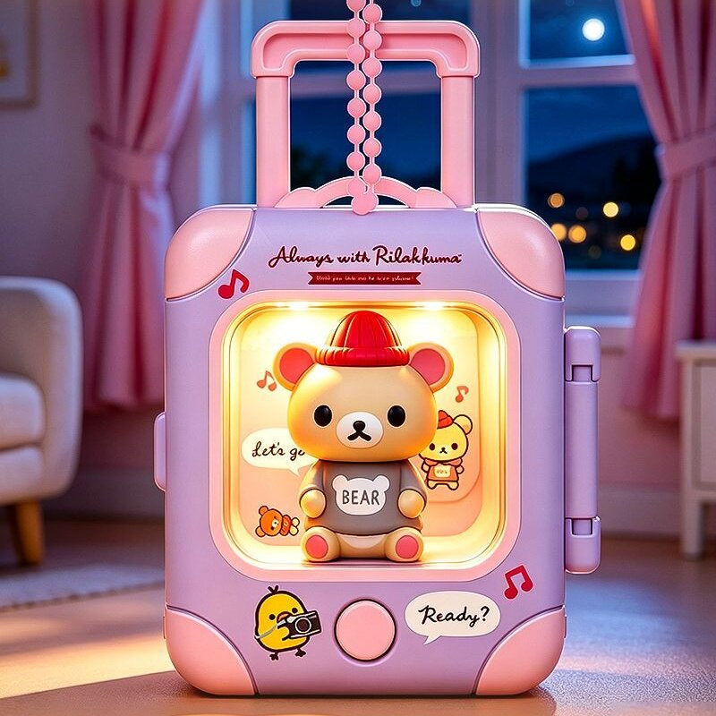 Rilakkuma Light-Up Suitcase Charm Blind Box
