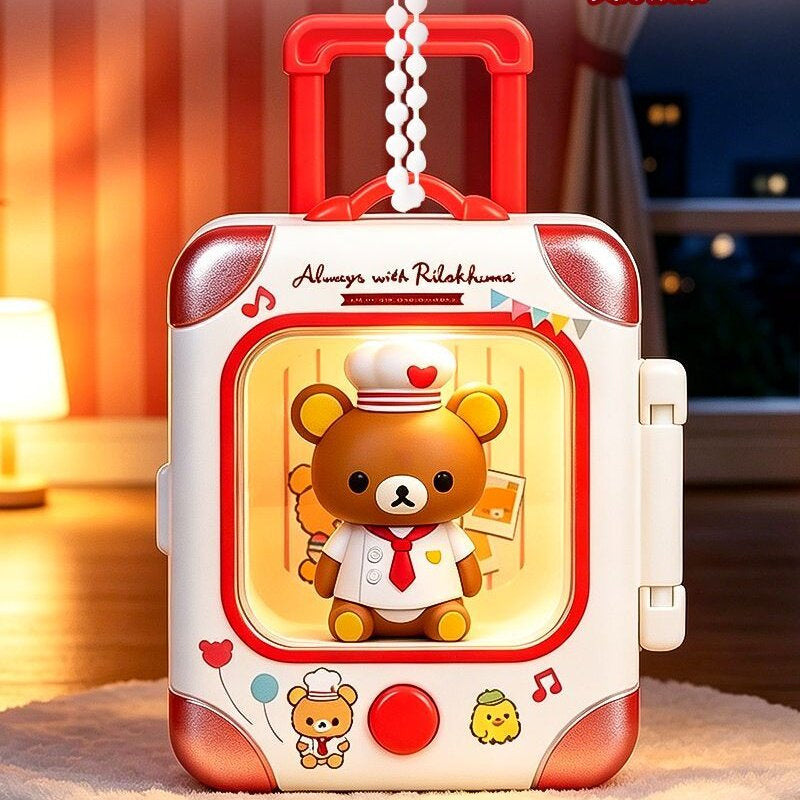 Rilakkuma Light-Up Suitcase Charm Blind Box
