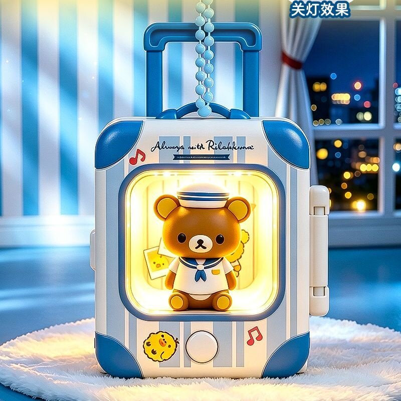 Rilakkuma Light-Up Suitcase Charm Blind Box
