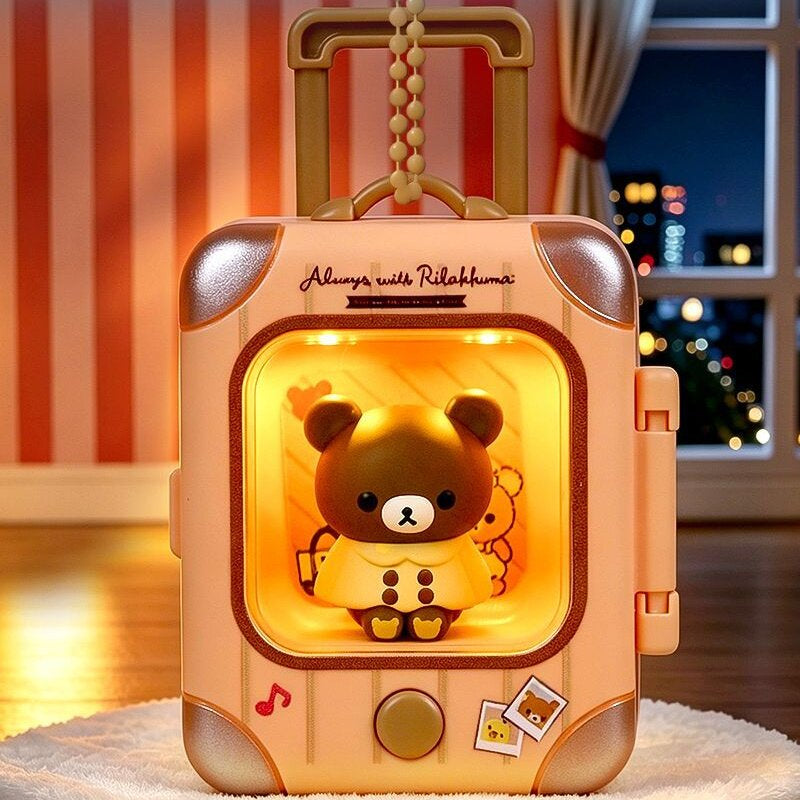Rilakkuma Light-Up Suitcase Charm Blind Box