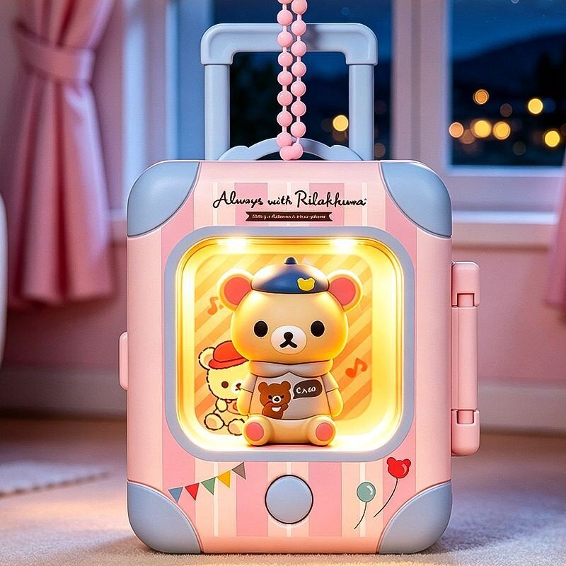 Rilakkuma Light-Up Suitcase Charm Blind Box
