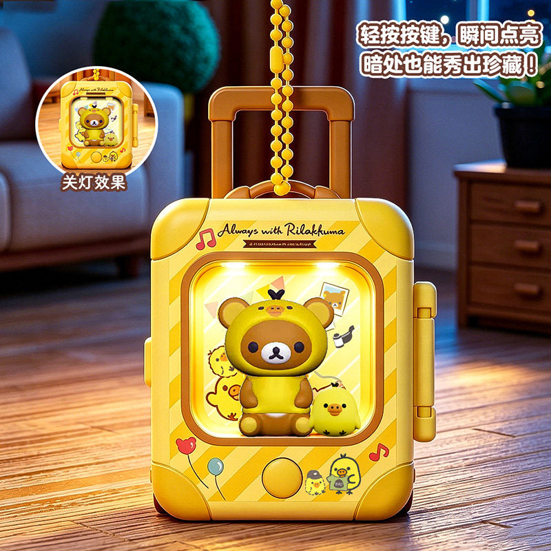 Rilakkuma Light-Up Suitcase Charm Blind Box