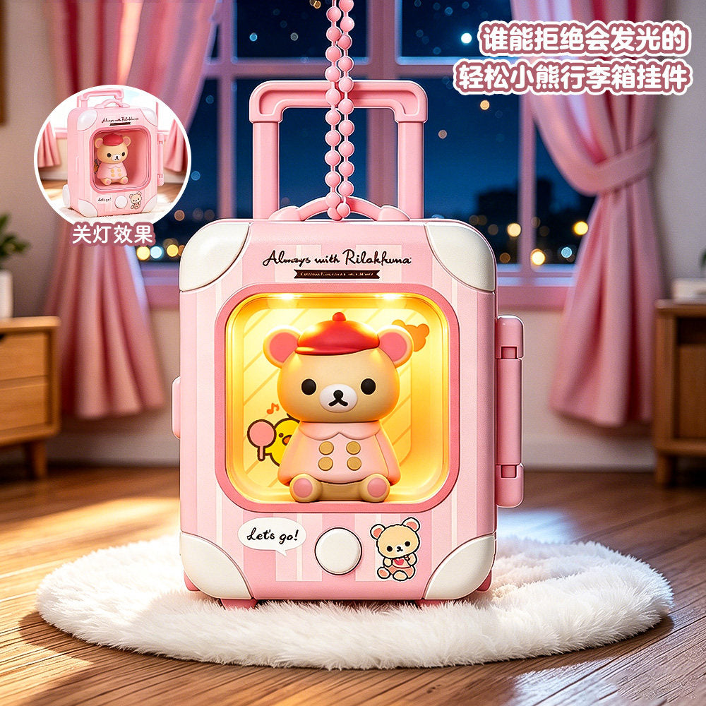 Rilakkuma Light-Up Suitcase Charm Blind Box
