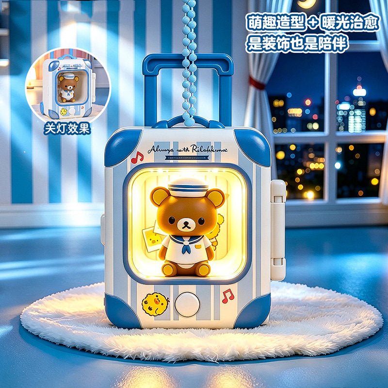 Rilakkuma Light-Up Suitcase Charm Blind Box