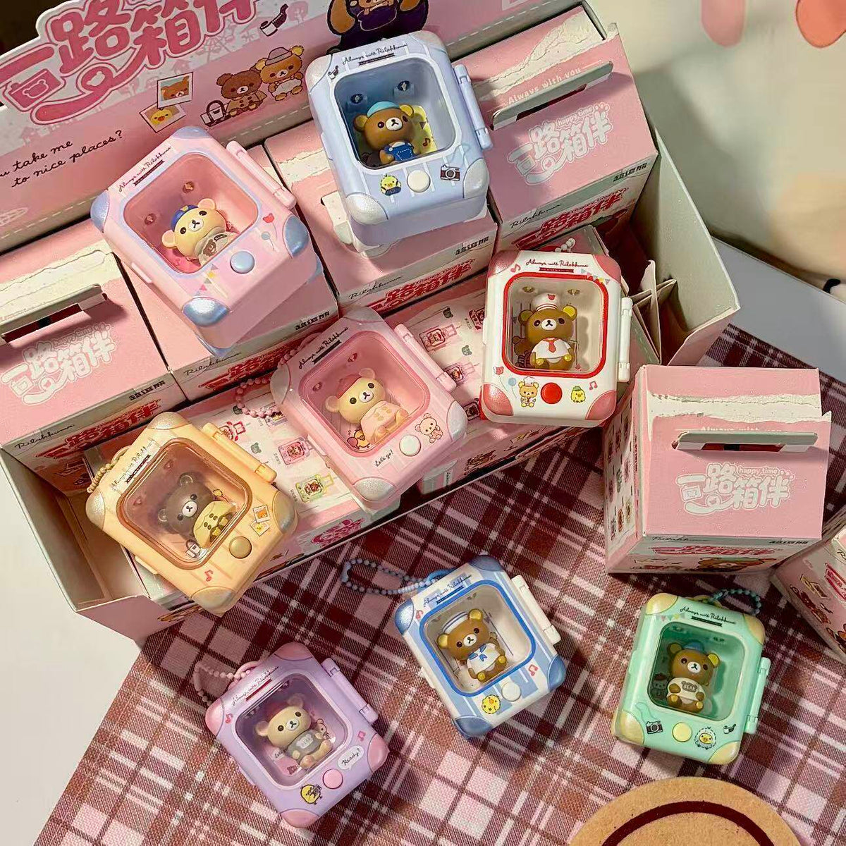 Rilakkuma Light-Up Suitcase Charm Blind Box