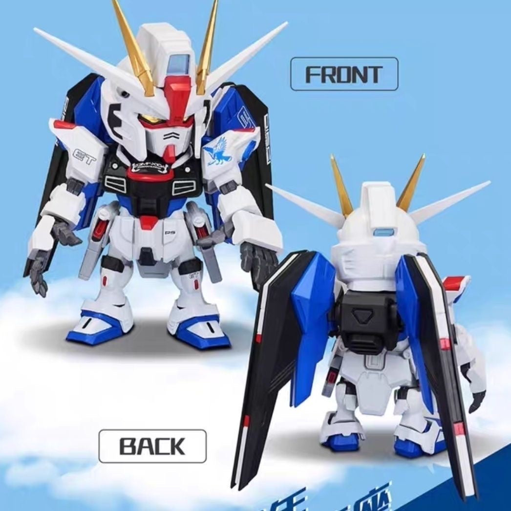 Bandai Namco QMSV MINI Freedom Gundam Statue 3rd Anniversary Figure