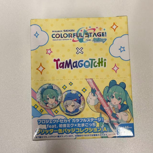 Project SEKAI × Tamagotchi Glitter Can Badge Collection A Blind Box