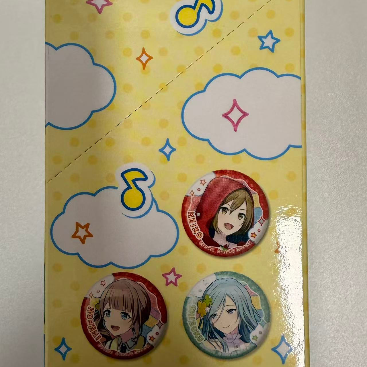 Project SEKAI × Tamagotchi Glitter Can Badge Collection A Blind Box
