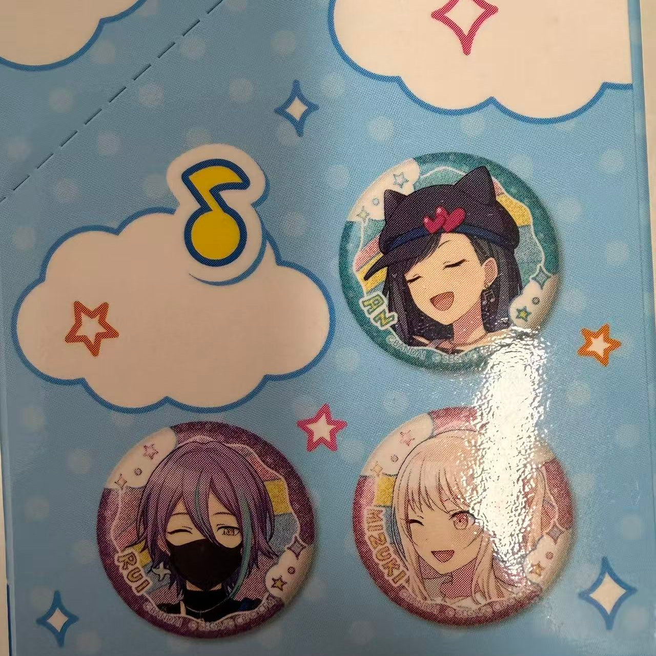 Project SEKAI × Tamagotchi Glitter Can Badge Collection B Blind Box