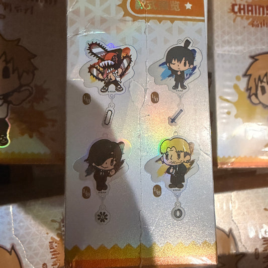 Chainsaw Man High Street Graffiti Acrylic Keychain Charm Blind Pack