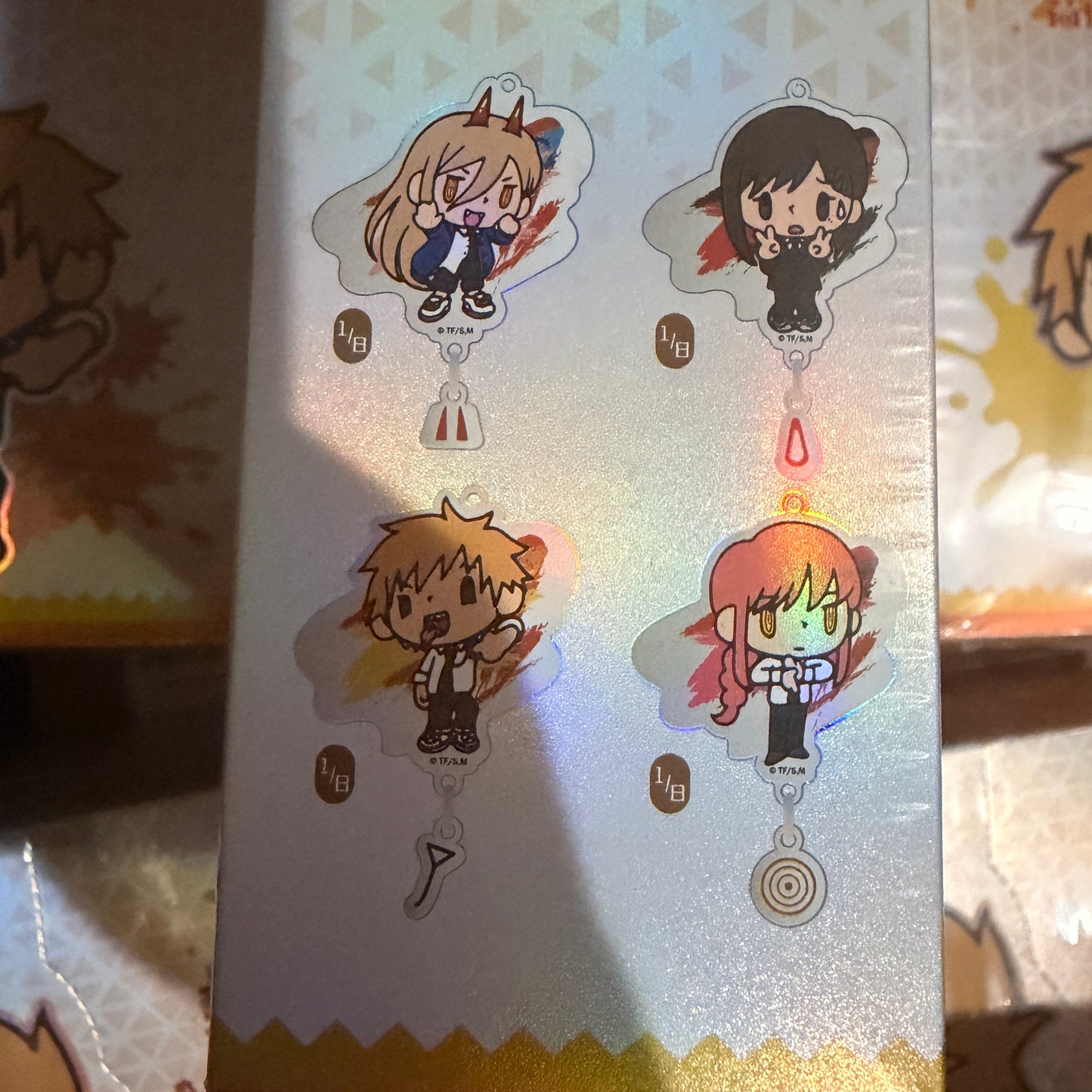Chainsaw Man High Street Graffiti Acrylic Keychain Charm Blind Pack