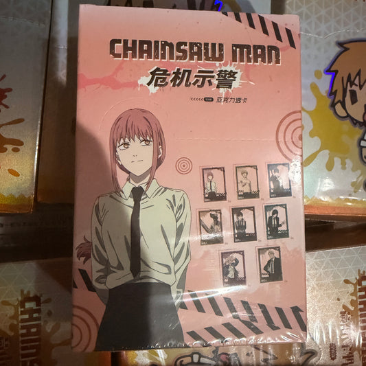 Chainsaw Man Crisis Warning Acrylic Clear Card Blind Pack