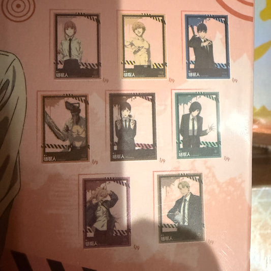 Chainsaw Man Crisis Warning Acrylic Clear Card Blind Pack