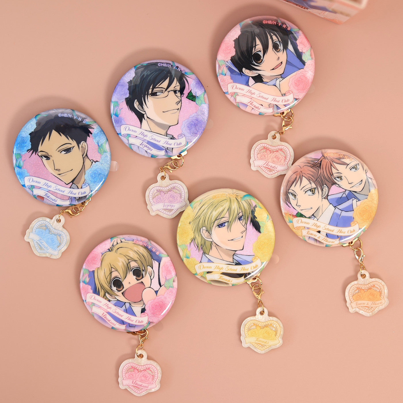 Ouran High School Host Club Badge Blind Bag – Official Licensed  (Single / Case of 6)