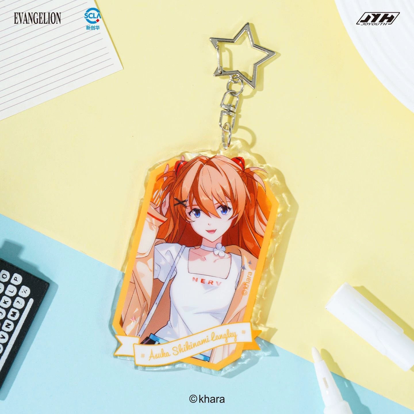 Neon Genesis Evangelion Day Off Theme Acrylic Keychain Blind Bag