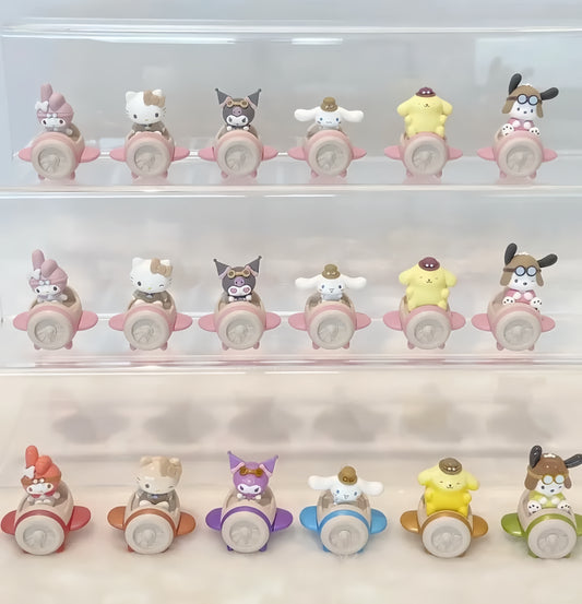 Sanrio Steam Age Series Stackable Blind Box Figures