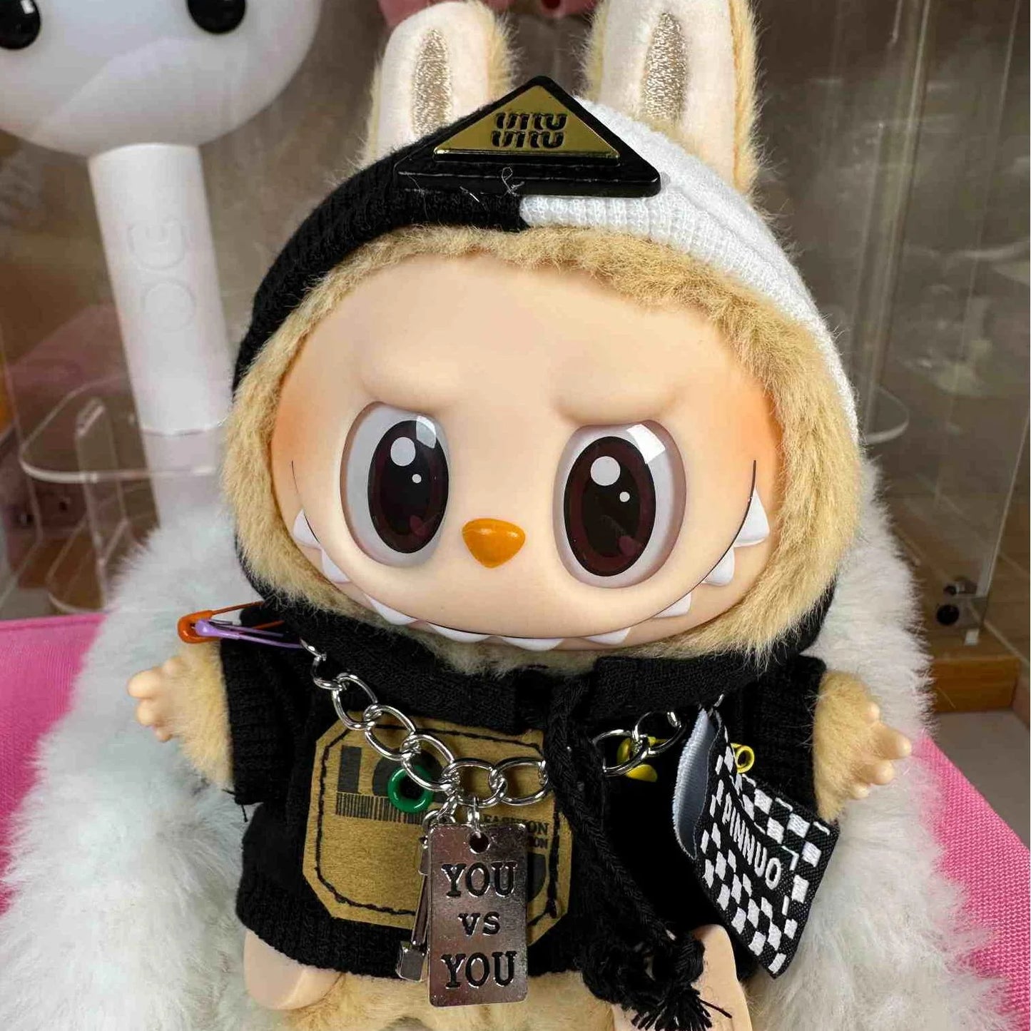 FREE DOLL+POP MART LABUBU Outfit The Monsters Plush Doll Replacing Clothes Set