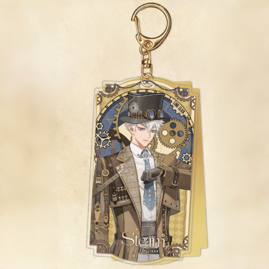 Muling Link Click Steam Era Mirror Acrylic Charm Lu Guang Style