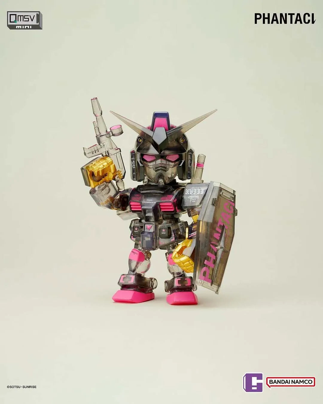 Bandai QMSV MINI RX-78-2 GUNDAM x PHANTACi – Limited Edition Blind Box Figure