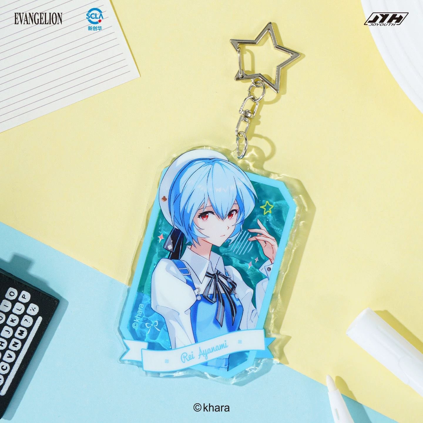 Neon Genesis Evangelion Day Off Theme Acrylic Keychain Blind Bag