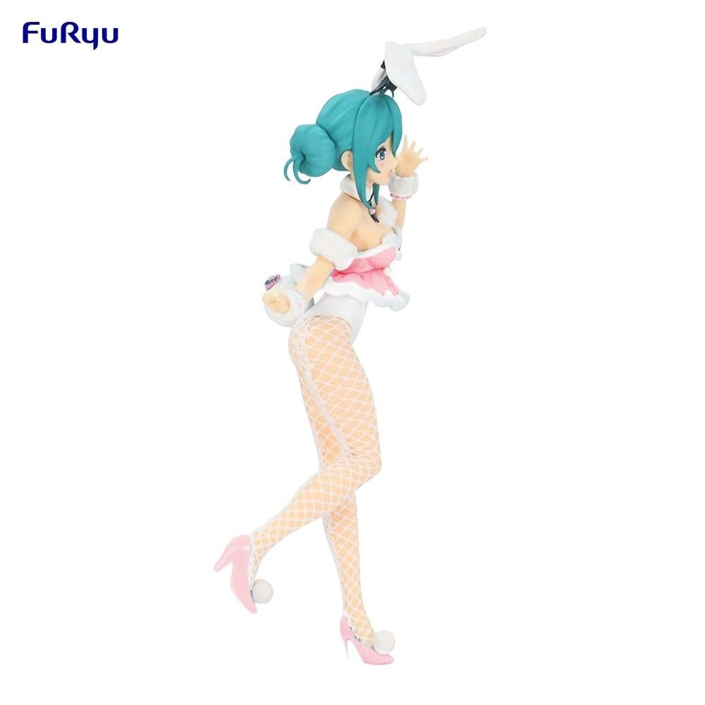 Furyu - BiCute Bunnies - Hatsune Miku White Rabbit Figure (Baby Pink Version)