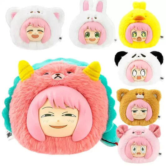 EAKI SPY x FAMILY Anya Animal Party Plush Keychain Blind Box Mystery Collectible Toy