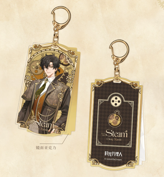 Muling Link Click Steam Era Mirror Acrylic Charm Cheng Xiaoshi Style