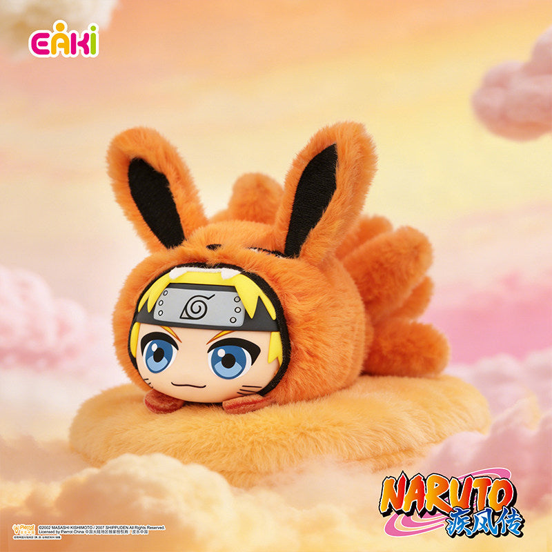 Naruto Shippuden Cute Beast Lying Party Plush Blind Box Keychain