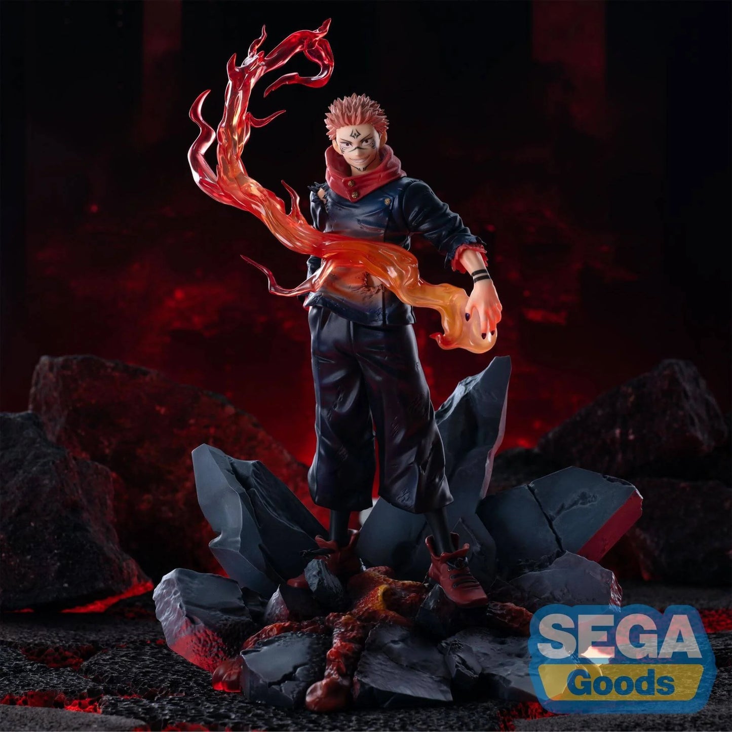Jujutsu Kaisen Luminasta Sukuna Figure | Divine Flame (Kamino) Edition | SEGA Prize